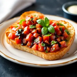 Burrata & Heirloom Tomato Bruschetta