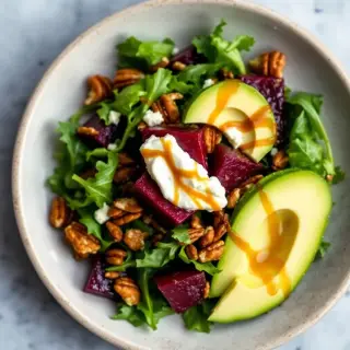 Roasted Beet & Goat Cheese Salad